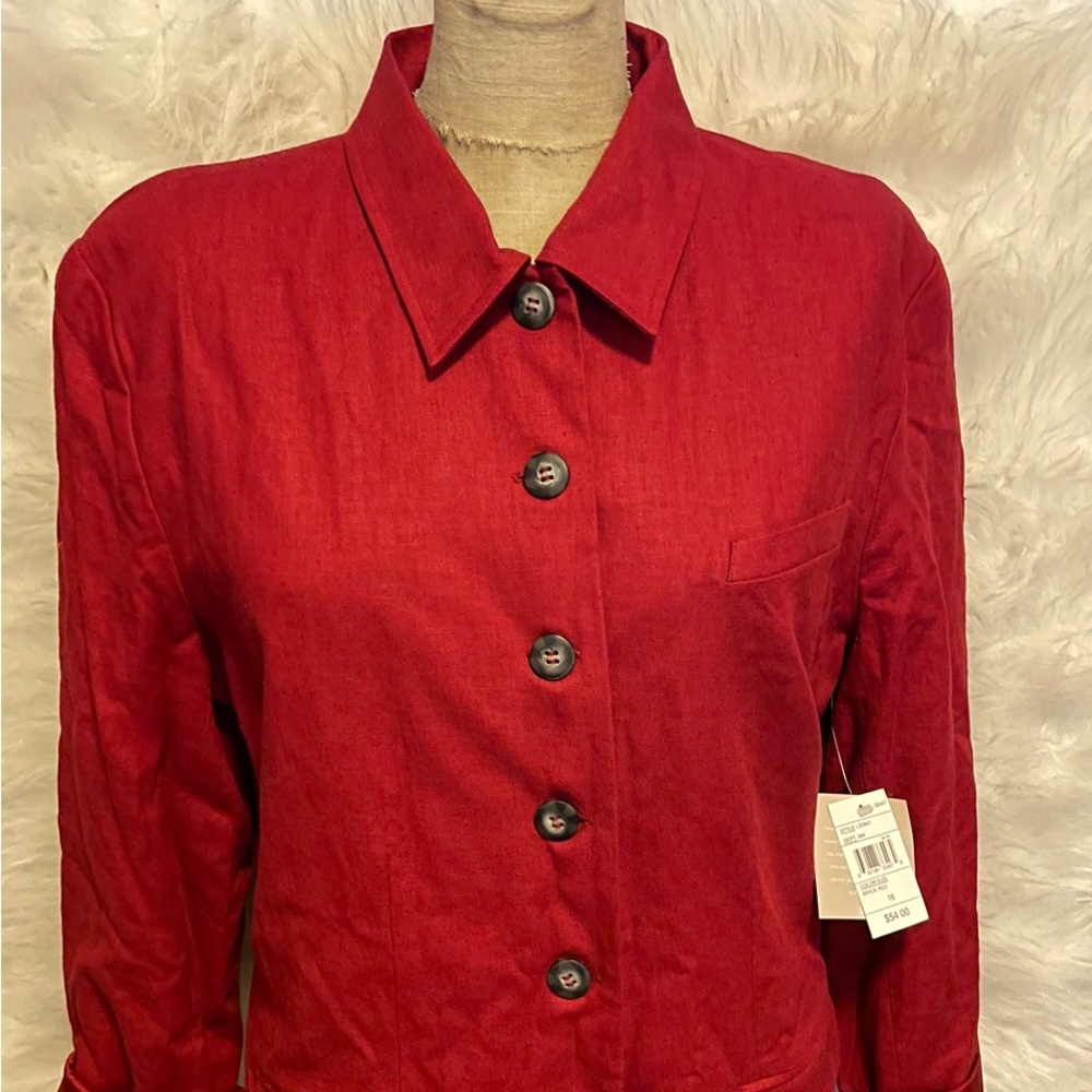 Sarah b studio brick red size 16